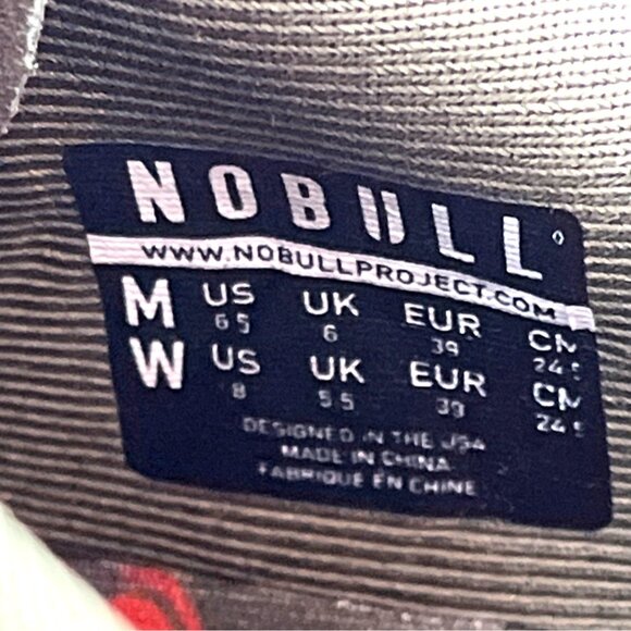 Nobull Unisex Sneakers With Red Soles Size M 6.5/W 8 - NEW - Picture 8 of 9